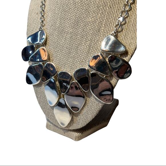 INC Brillant Silver Tone Necklace NWT - Picture 4 of 12